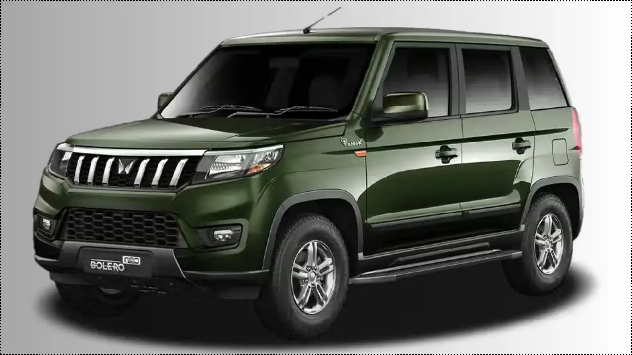 Mahindra Bolero Neo Facelift 2025